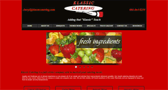 Desktop Screenshot of klassiccatering.com